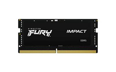 Kingston Technology FURY Impact Black XMP module de m&eacute;moire 16 Go 1 x 16 Go DDR5 6000 MHz