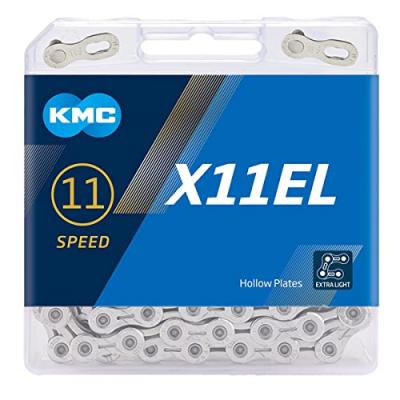 Cha&icirc;ne KMC X11EL (11 vitesses) - 118 Links 11 Speed Argent&eacute; Cha&icirc;nes