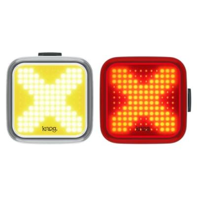 Knog Blinder X Front and Rear Bike Light Set - Noir}, Noir}