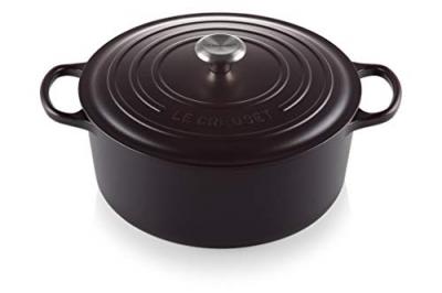 Le Creuset Cocotte Signature Ronde En Fonte &Eacute;maill&eacute;e, 30cm, Noir Mat