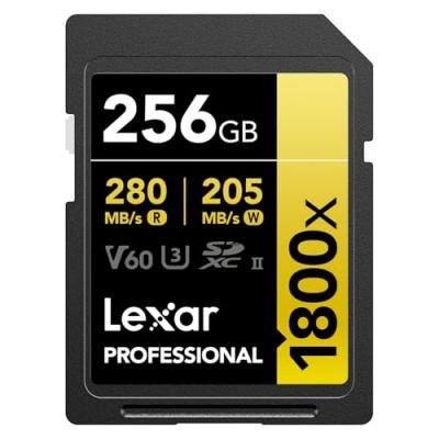 Lexar LSD1800256G-BNNNG m&eacute;moire flash 256 Go SDXC Classe 10 - Neuf