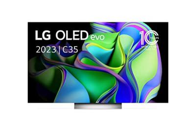 TV OLED Evo LG OLED55C3 139 cm 4K UHD Smart TV 2023 Noir et Argent