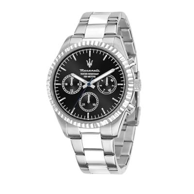 Maserati Montre &agrave; affichage analogique 'COMPETIZIONE 43MM' gris