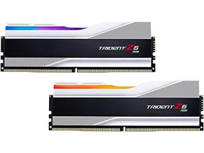 DDR5 G.Skill Trident Z5 RGB Argent - 32 Go (2 x 16 Go) 7600 MHz - CAS 36