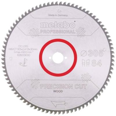 Metabo - Lame de scie circulaire HW/CT 305x2.4x30 mm 84 WZ