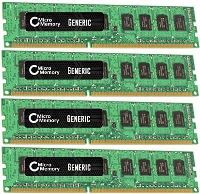 Micromemory 32gb kit ddr3 1600mhz ecc kit of 4x 8gb dimm, mmh3818 32gb, kth-pl316ek4 32g, a2z