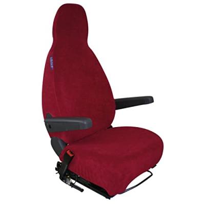 Housses de si&egrave;ge &eacute;ponge coton extensible Coloris - Bordeaux