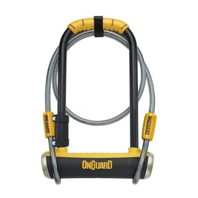 Onguard pitbull dt antivol 115 mm x 230 mm x 14 mm + 120 cm x 10 mm