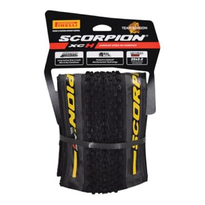 Pneu vtt pirelli scorpion h 29 tubeless ready 120tpi colour edition