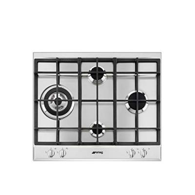SMEG TABLE GAZ ELEMENTI INOX - P261XGH
