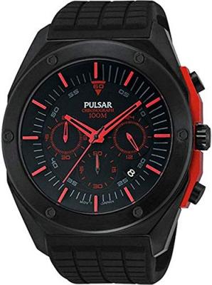 PULSAR OUTLET Quartz Montre avec Bracelet en Caoutchouc 4894138022791