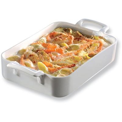 Plat rectangulaire porcelaine Belle Cuisine 26 cm Blanc Revol