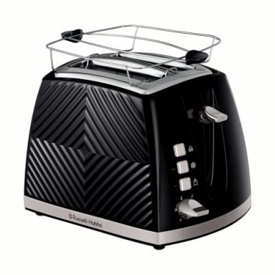 Groove 26390-56 - Grille-pain - 2 tranche - 2 Emplacements - noir