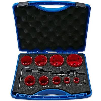 Scie cloche bi-metal coffret de 12 pieces