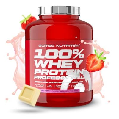 Scitec Nutrition 100% Whey Prot&eacute;ine Professionnelle 2.35 Kg Fraise