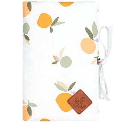 Prot&egrave;ge carnet de sant&eacute; b&eacute;b&eacute; en coton- clem PROT-CS-CLEM