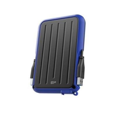 SILICON POWER Armor A66 - Disque dur - 1 To - externe (portable) - 2.5 pouces - USB 3.2 Gen 1 - bleu 