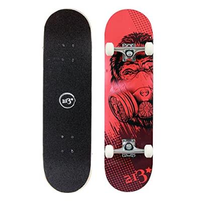 Skateboard Erable canadien  gorilla - 213 UNI Rouge