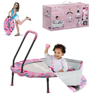 Trampoline 3 en 1 rose smartrike