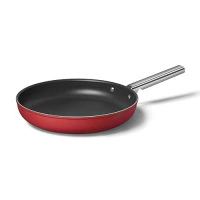 Smeg - po&ecirc;le anti-adh&eacute;sive 26cm rouge mat ckff2601rdm - ann&eacute;es 50