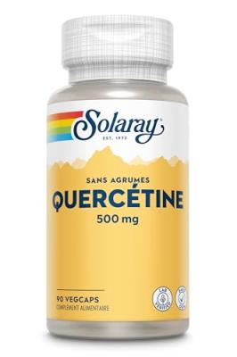 Solaray Quercetine - 500 mg - 90 Caps.v&eacute;g. - Flacon 90 g&eacute;lules v&eacute;g&eacute;tales
