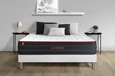 Matelas 140x200 Boost - Ressorts ensach&eacute;s - 26 cm - Equilibr&eacute;