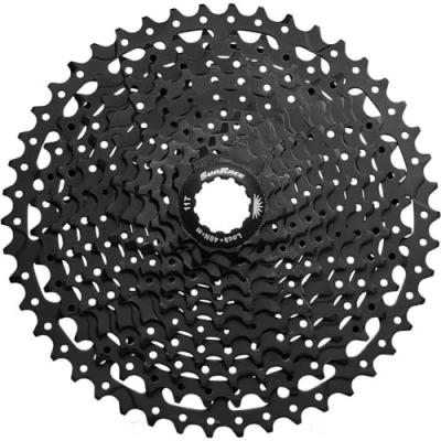 Cassette SunRace MS8 Wide-Ratio (11 vitesses) - Noir} - 11-46t}, Noir}