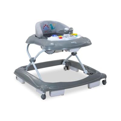 Porteur b&eacute;b&eacute; Dino gris blanc 