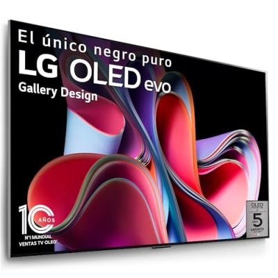 TV OLED Evo LG OLED55G36LA 139 cm 4K UHD Smart TV 2023 Noir et Argent