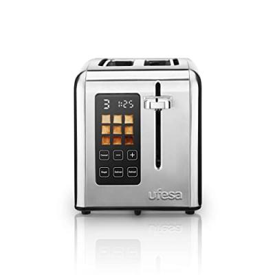 Ufesa 71305557 Grille-pain 2 tranches courtes 950W Inox