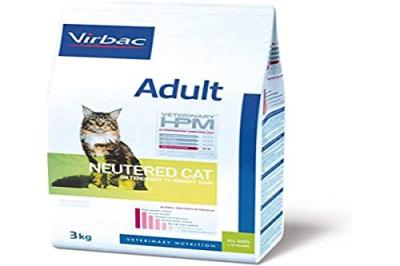 Virbac Veterinary hpm Neutered Chat Adulte (+12mois) Croquettes 3kg