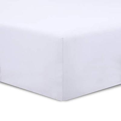 Vision - Drap housse Blanc - 90x190cm - 100% coton