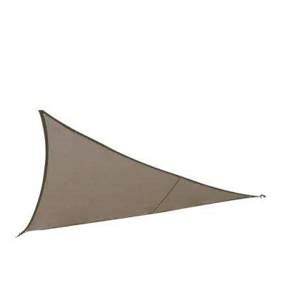 Voile d ombrage triangulaire curacao marron - Hesp&eacute;ride - Taupe