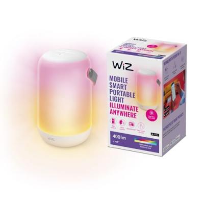 Wiz l&aacute;mpara m&oacute;vil port&aacute;til wifi 13.5w blanca