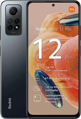 Smartphone Xiaomi Redmi Note 12 Pro 6,67 Double nano SIM 8+128Go Gris