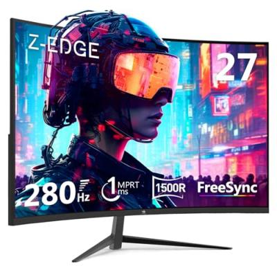 Moniteur Gaming incurv&eacute; Z Z-Edge 27 Pouces 240 Hz Full HD LED luminosit&eacute; 350 CD/m&sup2; 