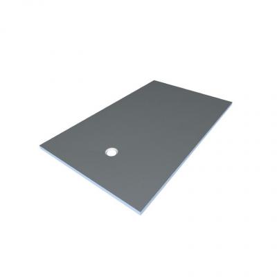 Receveur &agrave; carreler 140x90 cm &eacute;coulement excentr&eacute; Wedi fundo primo