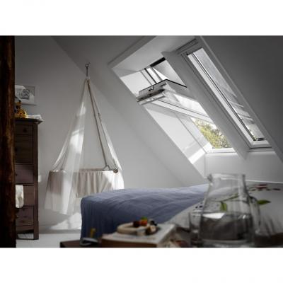 VELUX Confort BLANC Ever Finish - Rotation - GGU 0076 MK04