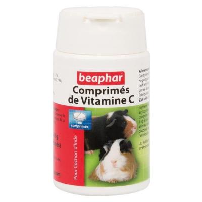Comprim&eacute;s de Vitamine c pour cochon d'Inde Beaphar 100 cps