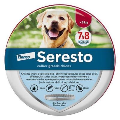 Bayer 83883988 Gros Collier seresto, Chiens Plus de 8 kg