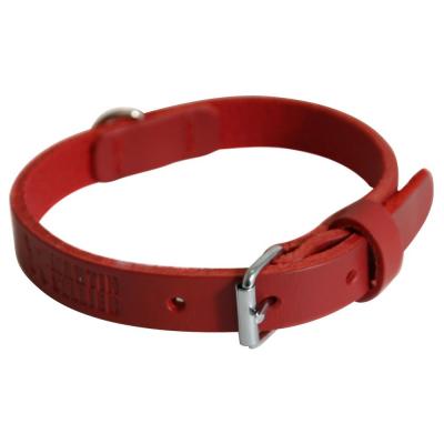 Collier bords ronds 30-55 cuir vachette 