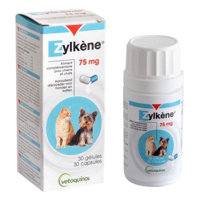 V&eacute;toquinol Zylk&egrave;ne 75 mg pour chat et chien < 10 kg - 30 g&eacute;lules