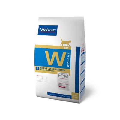 Croquettes Virbac hpm Weight Loss & Diabetes pour chat Sac 1,5 kg