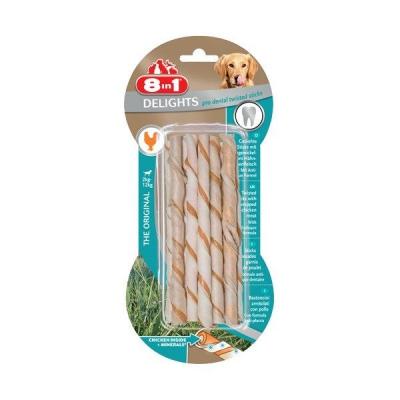 B&acirc;tonnets fourr&eacute;s 8in1 Pro Dental, poulet - 190 g (35 b&acirc;tonnets)