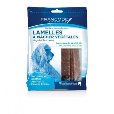 Francodex Feuilles &agrave; Mastiquer Chien Taille Moyenne Race de Moyenne