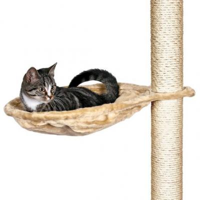 TRIXIE Nid XL pour arbre a chat o 45 cm beige peluche