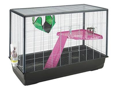 Savic Cage pour Petits Animaux Rongeur Zeno Knockdown Chrom&eacute; 100 X 50 X 70 cm