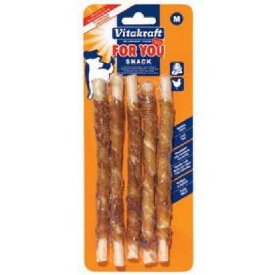VITAKRAFT DeliChews - Bat&ocirc;nnets de poulet - pour chien - 5 x 80g