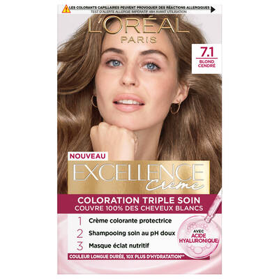 Excellence Cr&egrave;me 7.1 Blond Cendr&eacute; 