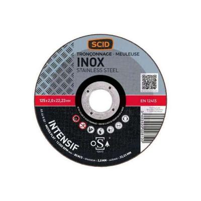 Disque abrasif m&eacute;taux &Oslash; 125 x 22,2 x 2 mm